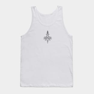 HomeSchoolTattoo Rose and Dagger Tank Top